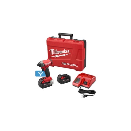 Milwaukee Tool M18 FUEL 1/4" HEX IMPACT, DRIVER WITH ONE-KEY KIT,  2757-22